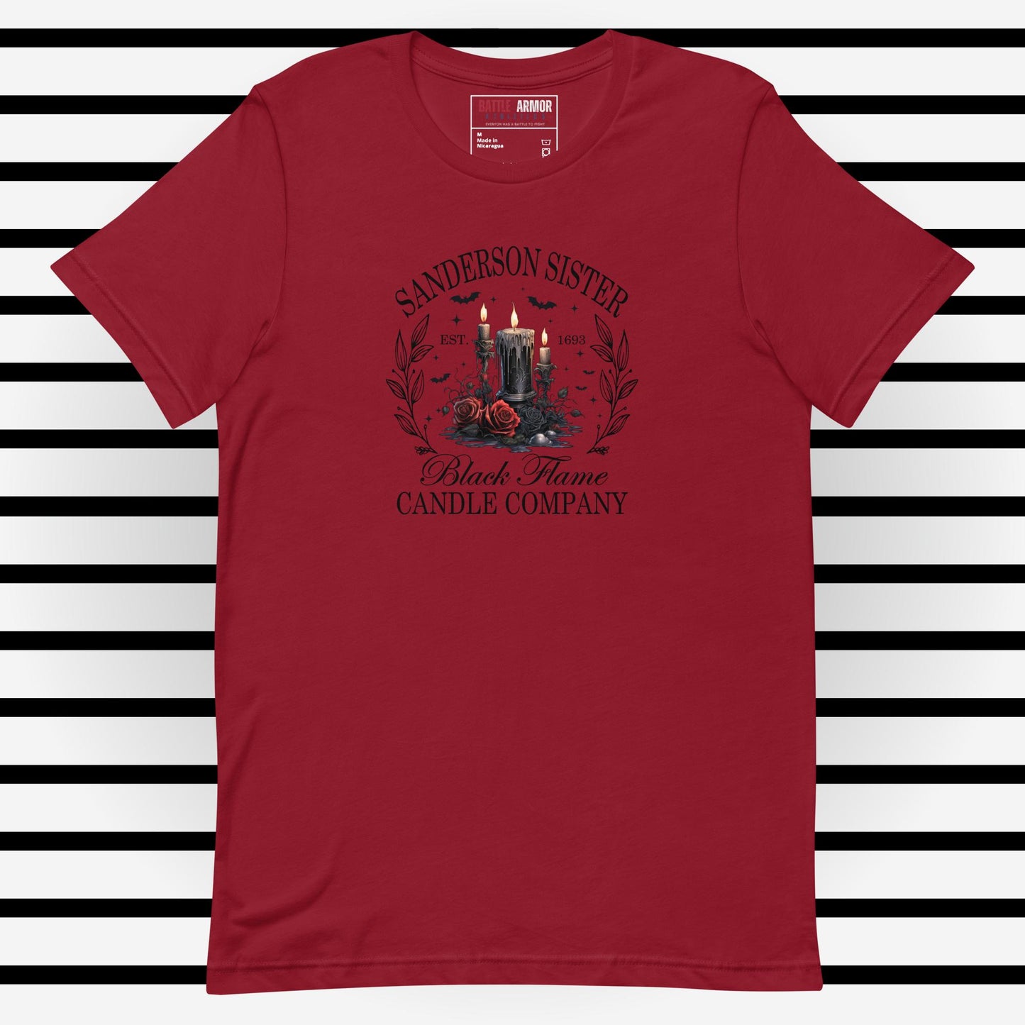 WOMENS SANDERS SISTERS BLACK WICK CO TEE