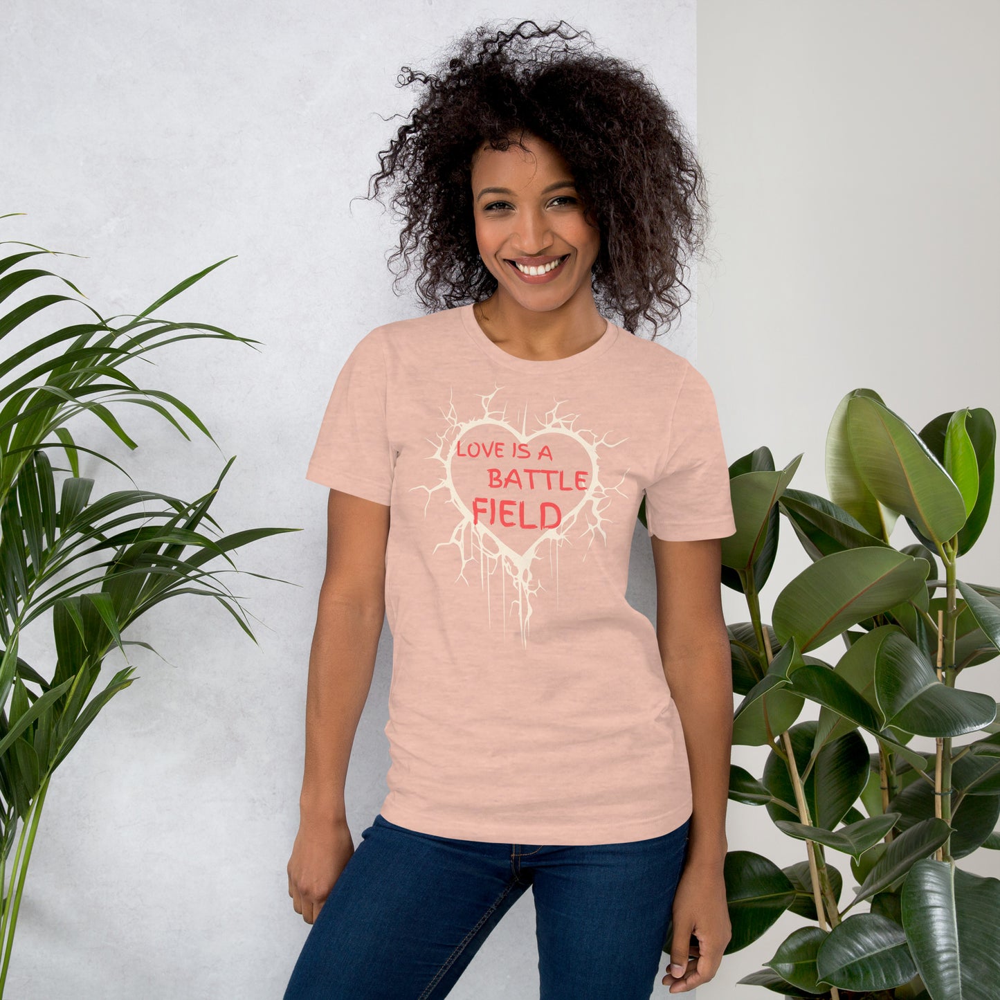 WOMEN'S LOVE IS A BATTLE FIELD SHIRT
