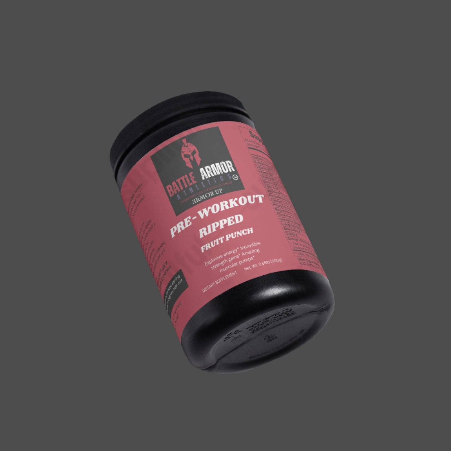 Battle Armor Athletics Pre-Workout Powder (Fruit Punch)