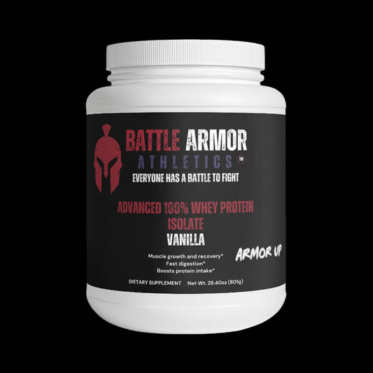 BATTLE ARMOR ATHLETICS Advanced 100% Whey Protein Isolate (Vanilla)