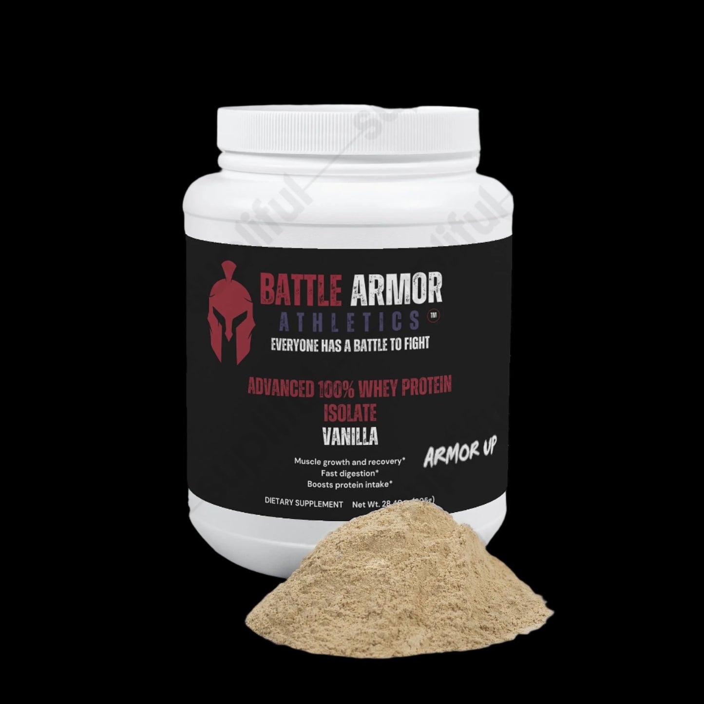 BATTLE ARMOR ATHLETICS Advanced 100% Whey Protein Isolate (Vanilla)