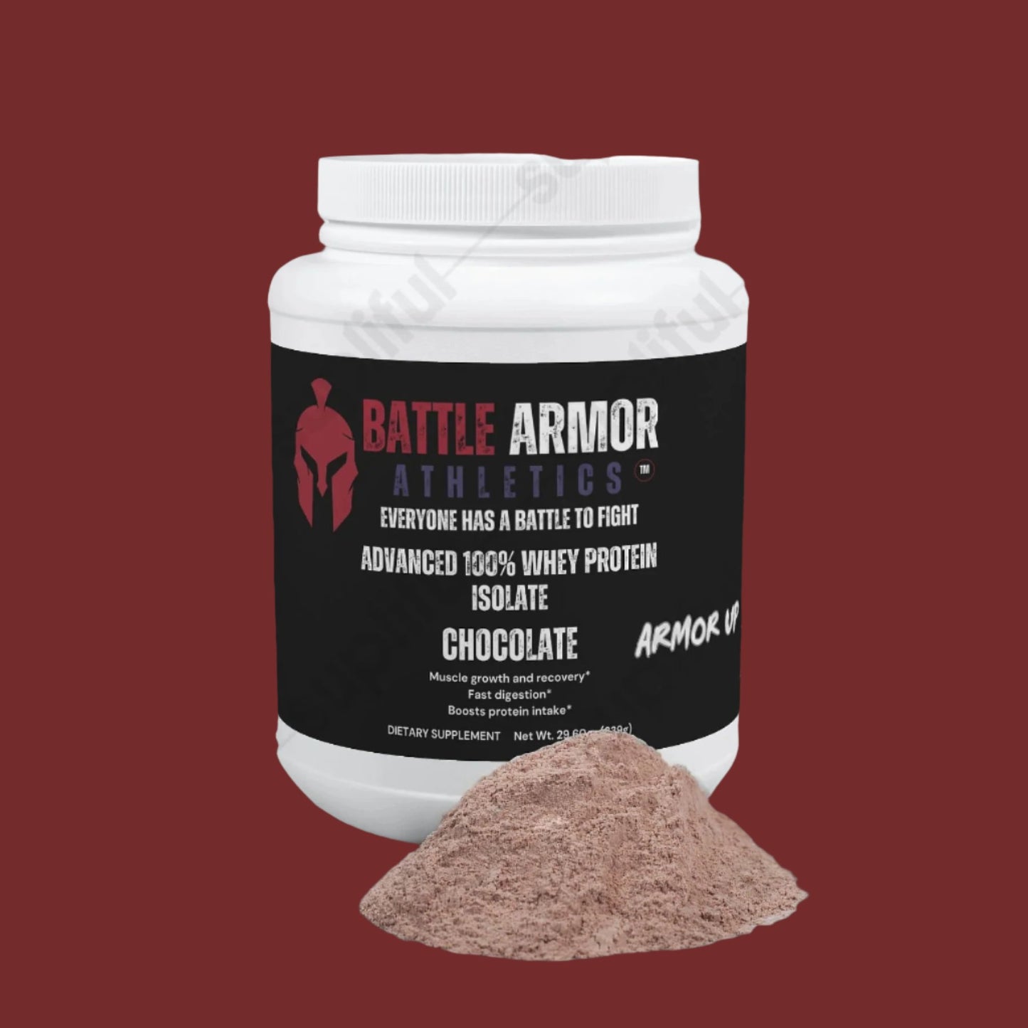 BATTLE ARMOR ATHLETICS Advanced 100% Whey Protein Isolate (Chocolate)