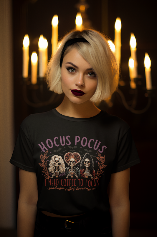 WOMENS  HOCUS POCUS FOCUS TEE
