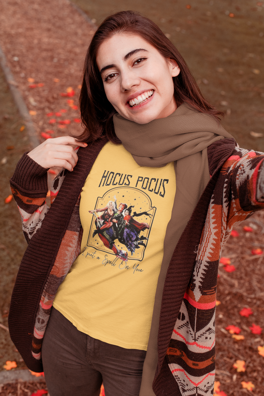 WOMENS HOCUS POCUS SPELL ON YOU TEE