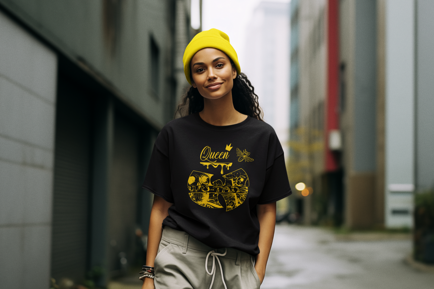 WOMEN  QUEEN BEE WU-TANG TEE