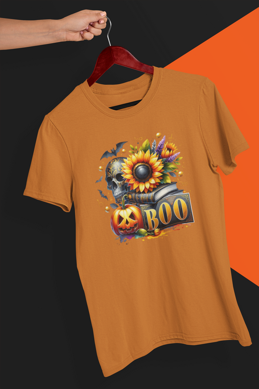 WOMENS BOO SKULL TEE