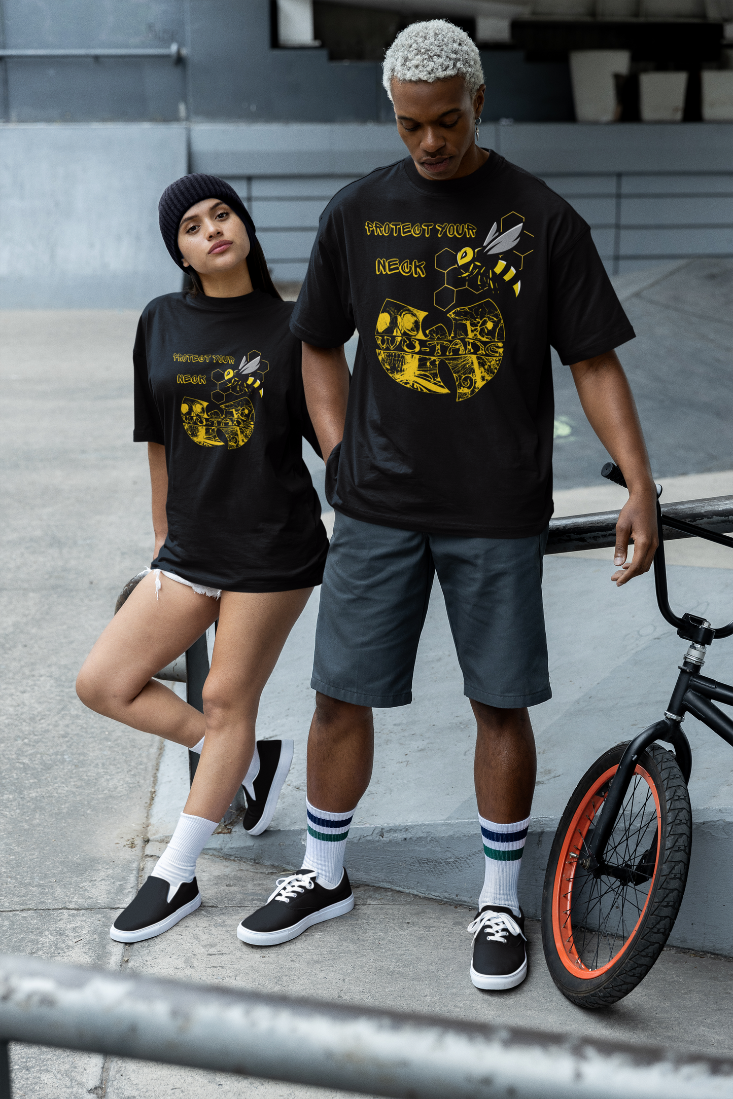 UNISEX PROTECT YOUR NECK WU-TANG TEE