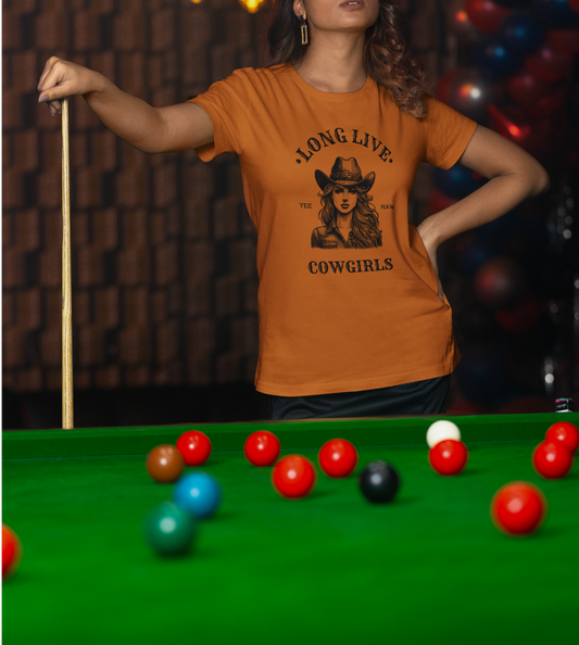 WOMEN'S LONG LIVE COWGIRLS SHIRT