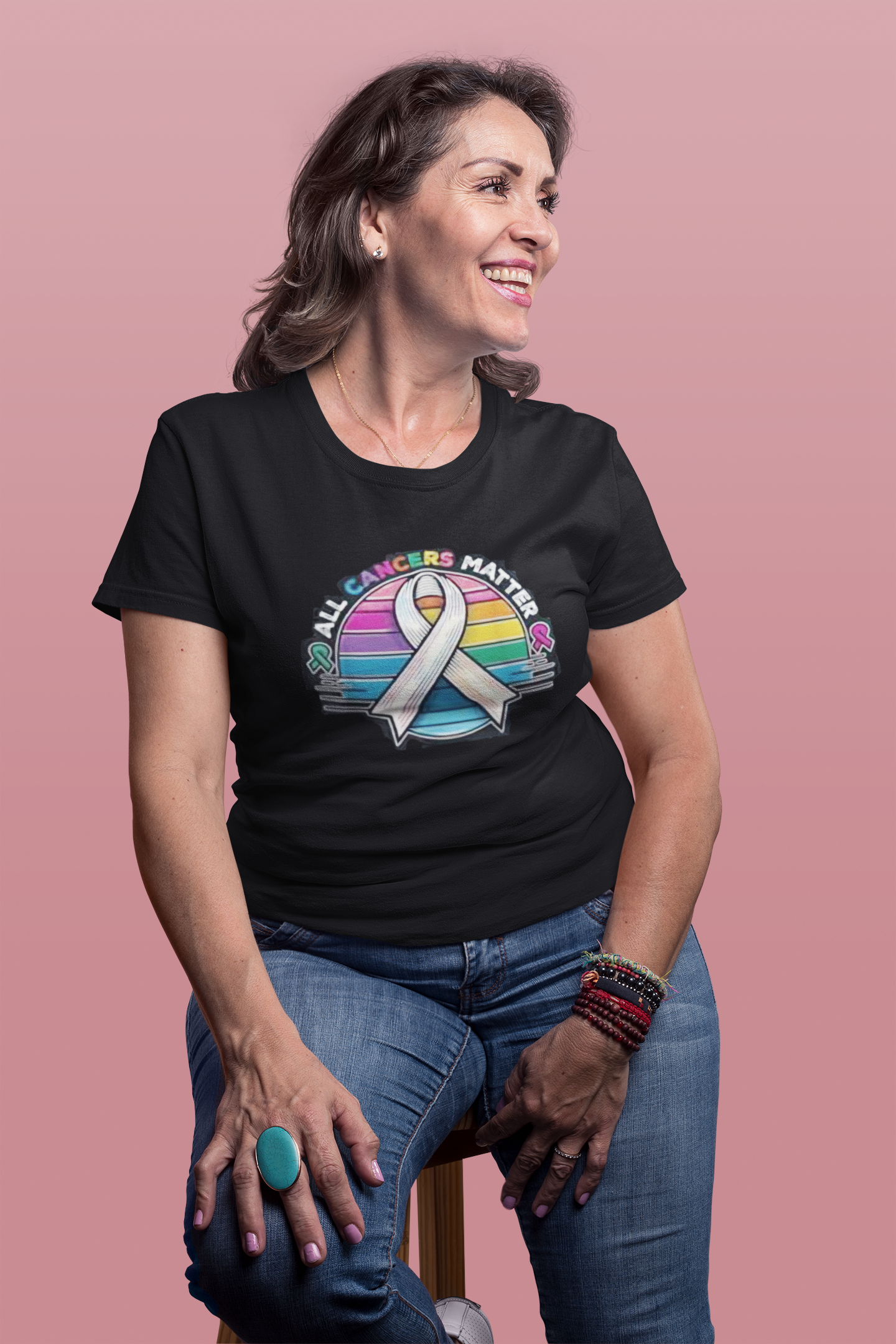 Unisex classic tee : All cancers matter