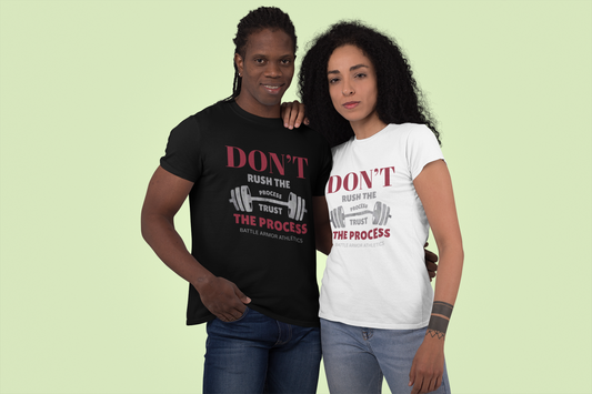 Unisex classic tee: trust the process