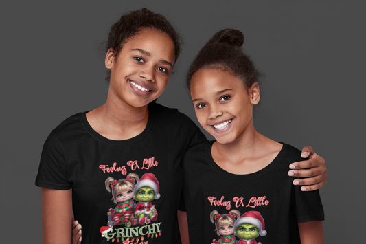 Youth Short Sleeve T-Shirt [feeling little grinchy]