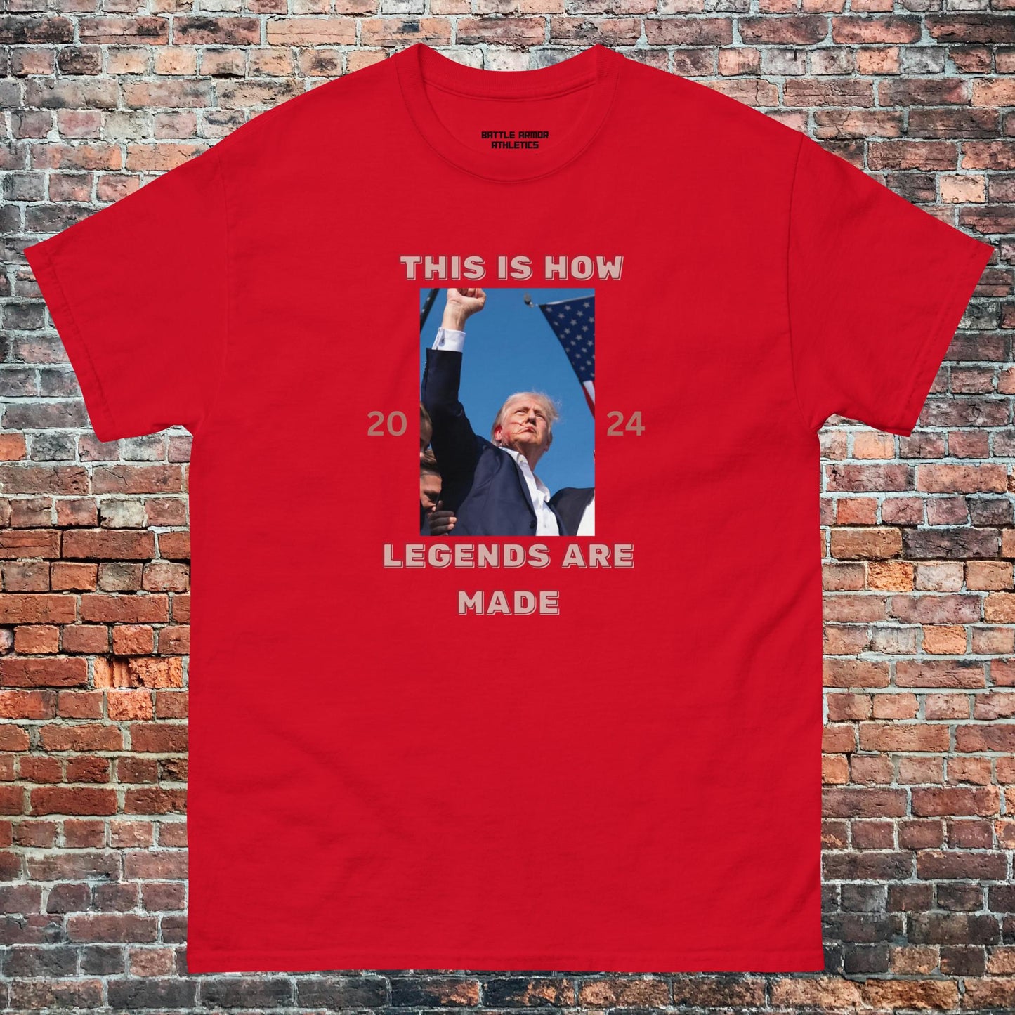 Unisex TRUMP HOW LEGENDS ARE MADE TEE