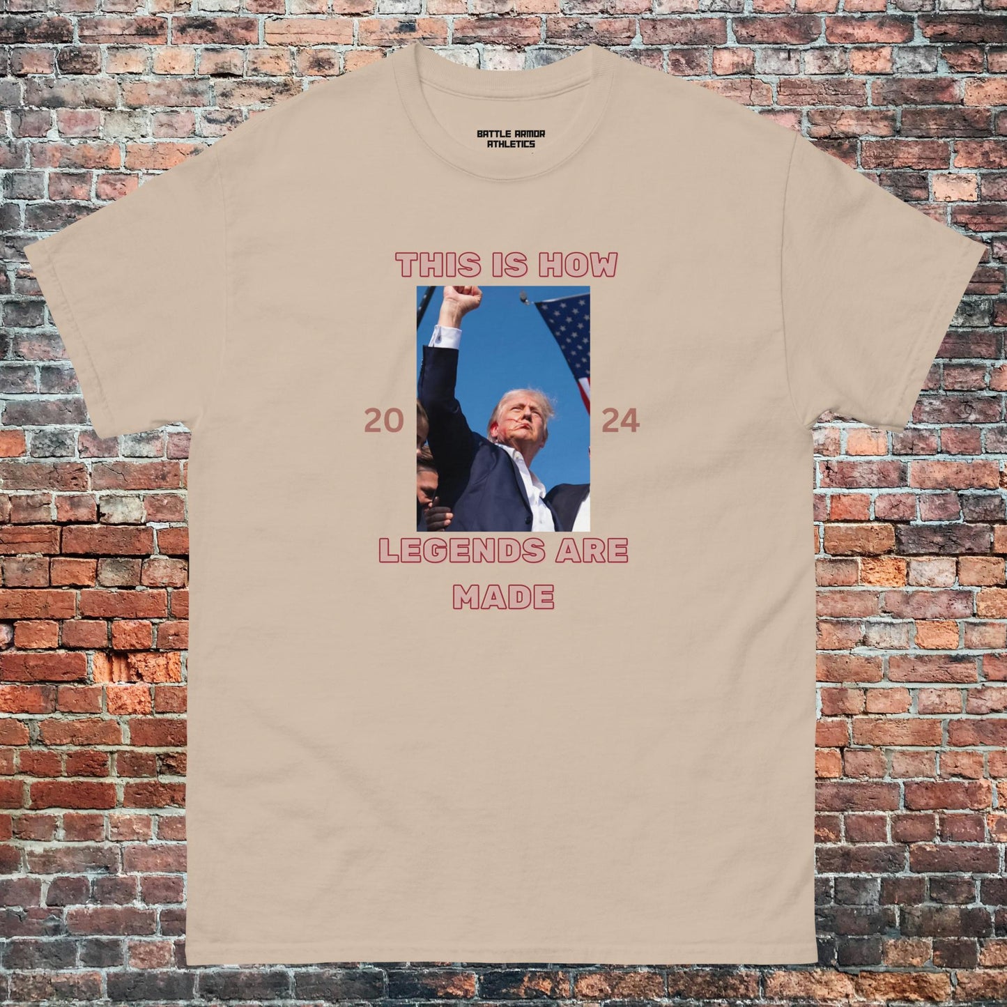 Unisex TRUMP HOW LEGENDS ARE MADE TEE