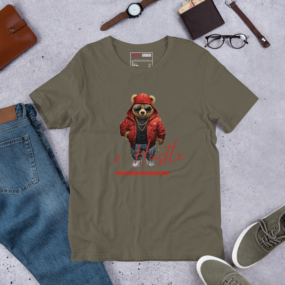 MENS HUSTLE BEAR TEE